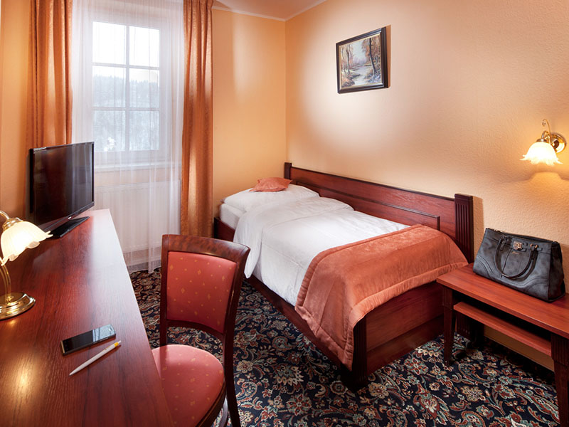 Jednolůžkový pokoj Superior hotel Monty