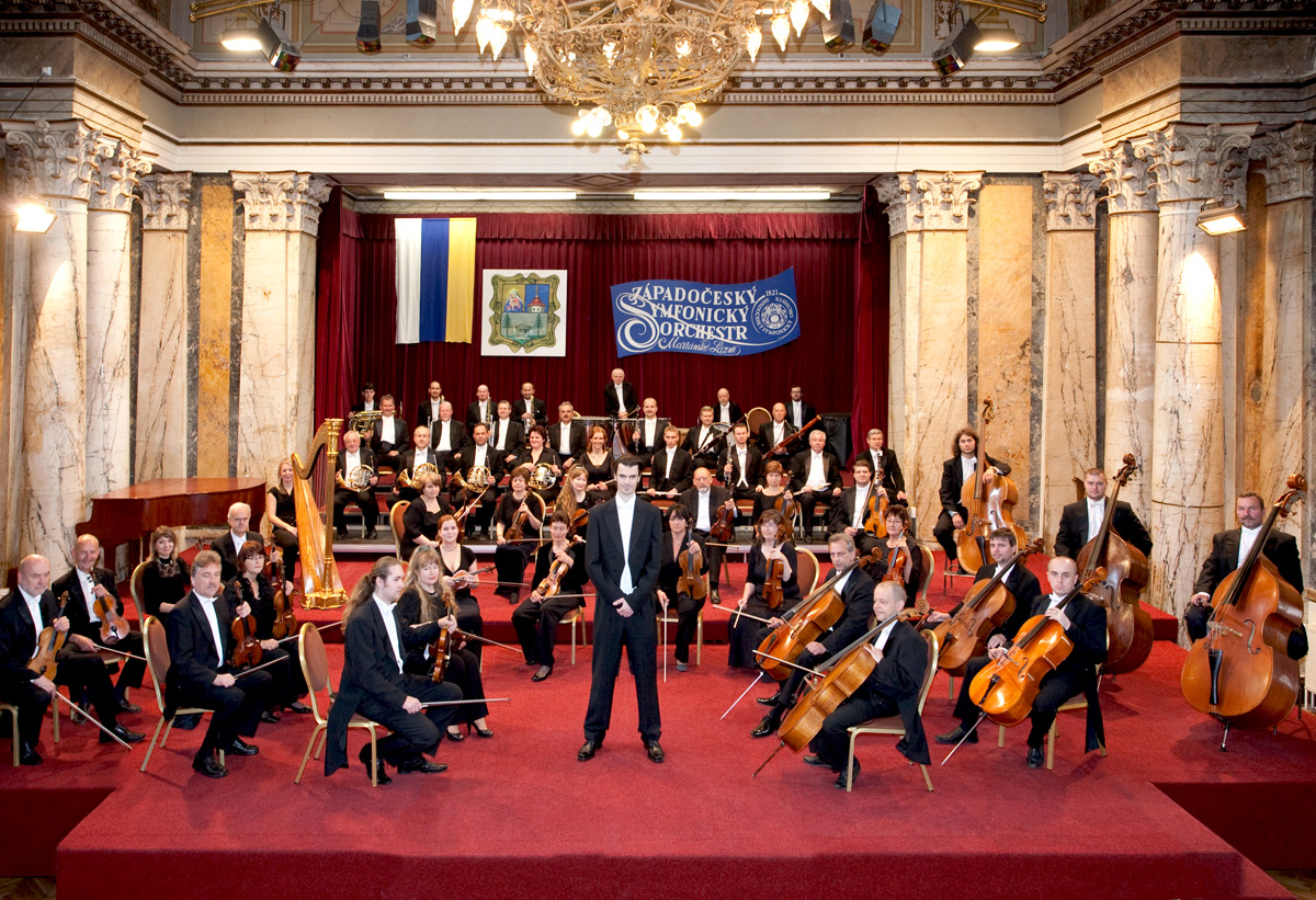 Foto symfonického orchestru